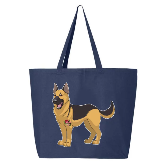 I Love Mom Tattoo German Shepard 25L Jumbo Tote