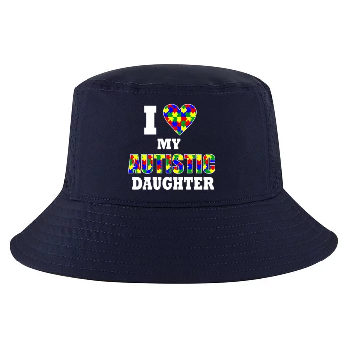 I Love My Autistic Daughter Autism Cool Comfort Performance Bucket Hat