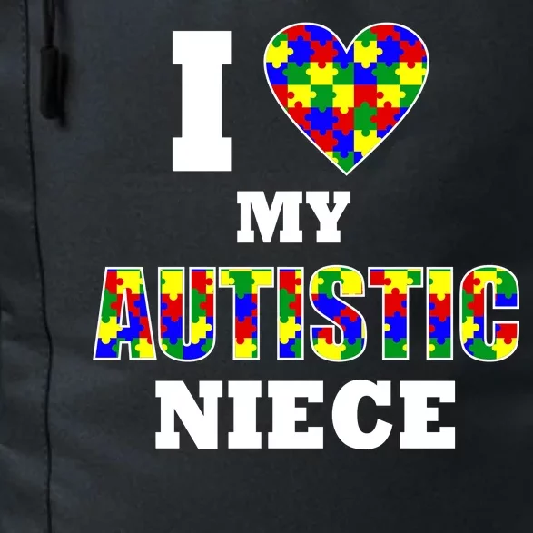 I Love My Autistic Niece Autism Daily Commute Backpack