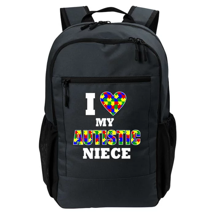 I Love My Autistic Niece Autism Daily Commute Backpack