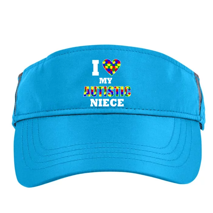 I Love My Autistic Niece Autism Adult Drive Performance Visor