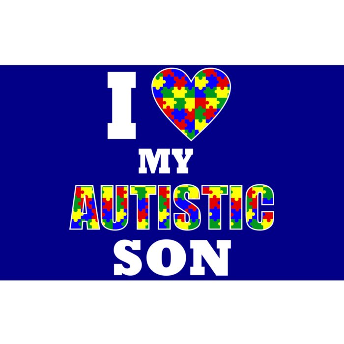 I Love My Autistic Son Autism Bumper Sticker