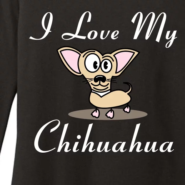 I Love My Chihuahua Womens CVC Long Sleeve Shirt