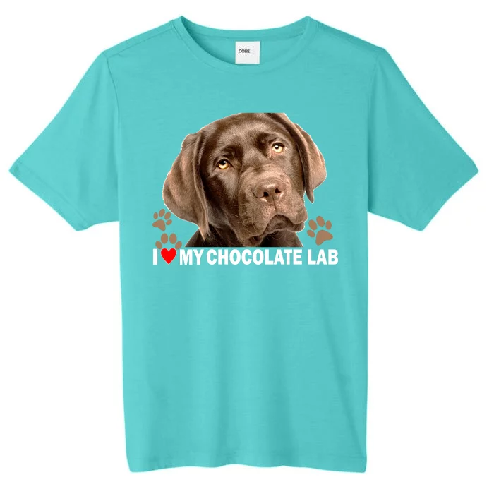 I Love My Chocolate Lab ChromaSoft Performance T-Shirt