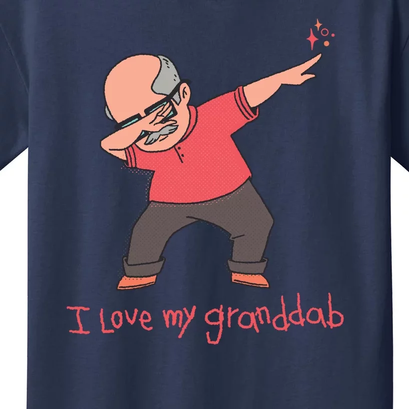 I Love My Granddab Kids T-Shirt