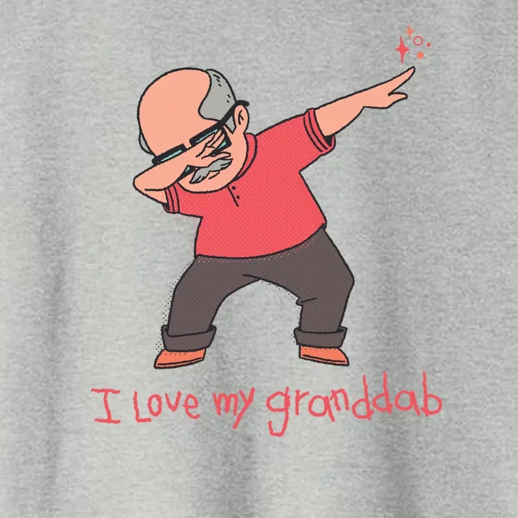 I Love My Granddab Women's Crop Top Tee