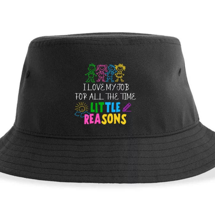 I Love My Job For All The Time Little Reasons Sustainable Bucket Hat