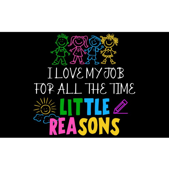 I Love My Job For All The Time Little Reasons Bumper Sticker