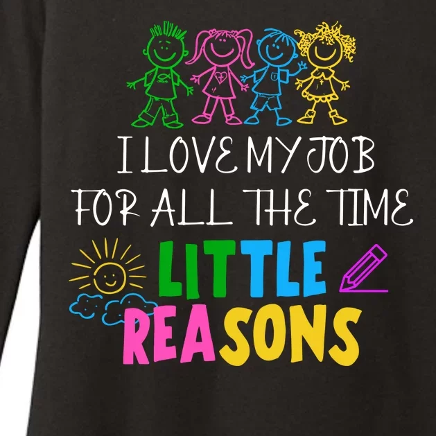 I Love My Job For All The Time Little Reasons Womens CVC Long Sleeve Shirt