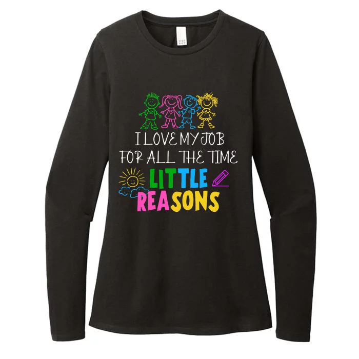 I Love My Job For All The Time Little Reasons Womens CVC Long Sleeve Shirt