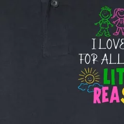 I Love My Job For All The Time Little Reasons Softstyle Adult Sport Polo