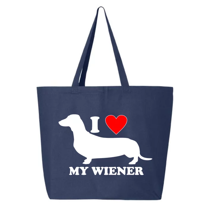 I Love My Wiener 25L Jumbo Tote