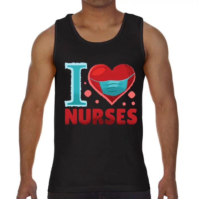 I Love Nurses Comfort Colors® Tank Top