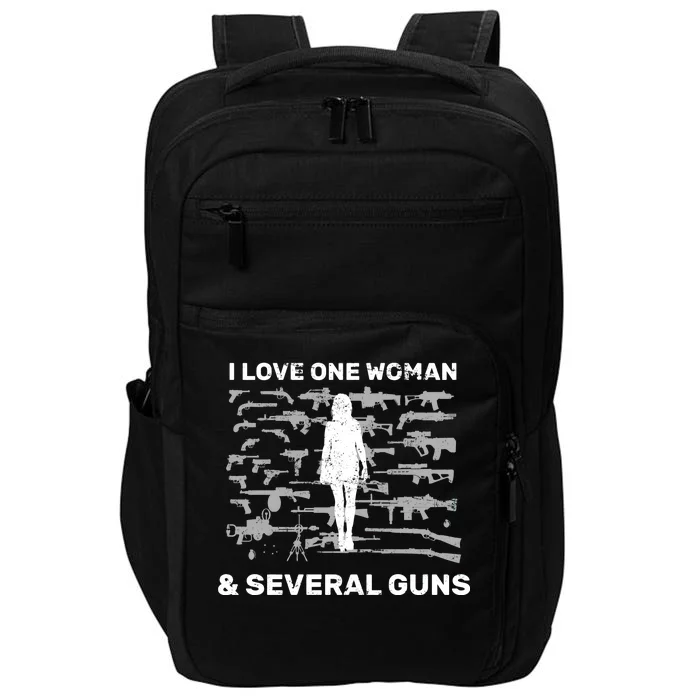 I Love One Woman and Several Guns Impact Tech Backpack