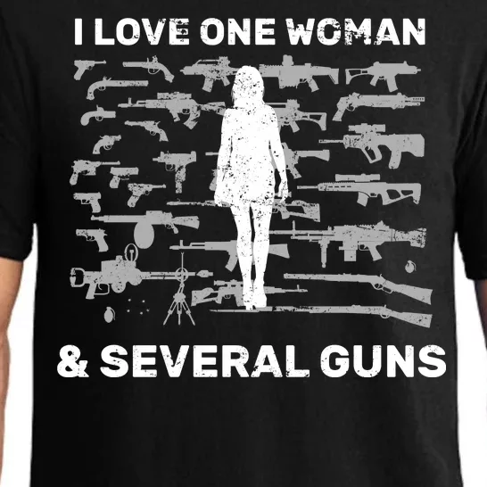 I Love One Woman and Several Guns Pajama Set