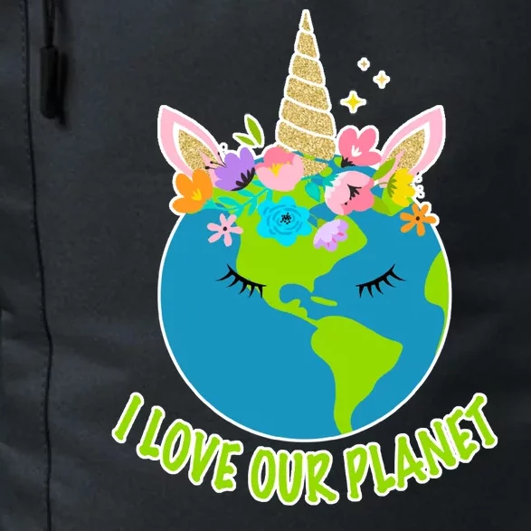 I Love Our Planet Earth Day Love Daily Commute Backpack