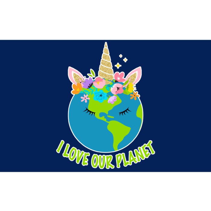 I Love Our Planet Earth Day Love Bumper Sticker