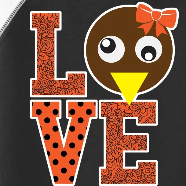 I Love School Counselor Turkeys Thanksgiving Toddler Fine Jersey T-Shirt