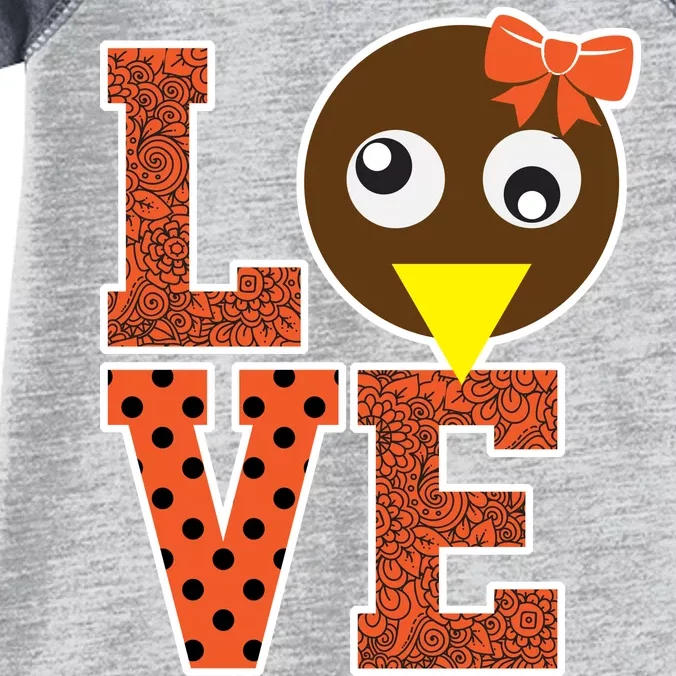 I Love School Counselor Turkeys Thanksgiving Infant Baby Jersey Bodysuit