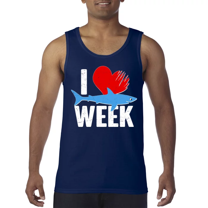 I Love Shark Week Tank Top