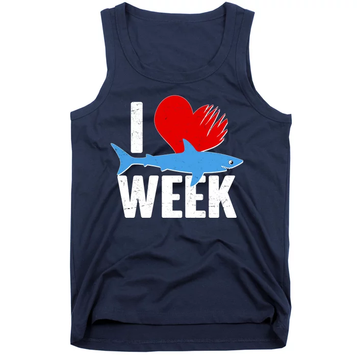 I Love Shark Week Tank Top