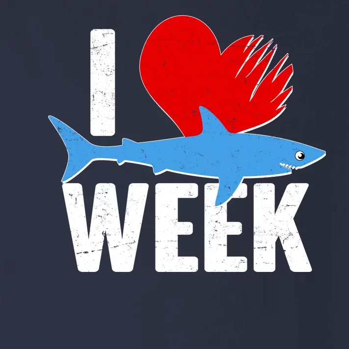 I Love Shark Week Toddler Long Sleeve Shirt