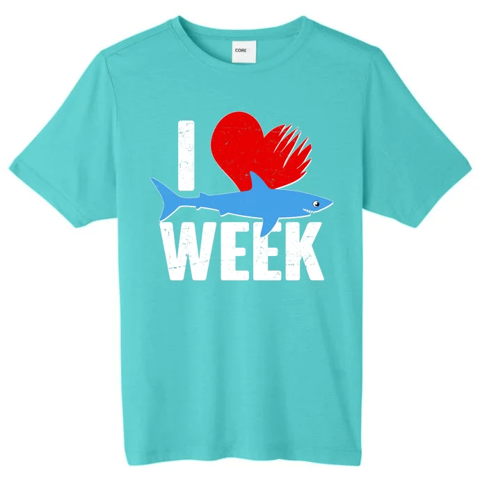 I Love Shark Week ChromaSoft Performance T-Shirt