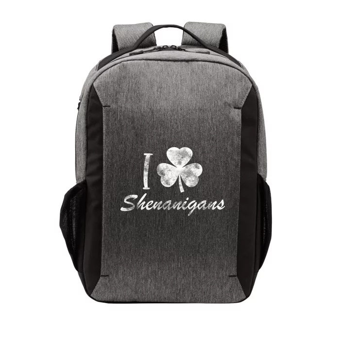 I Love Shenanigans Vintage St Patricks Day Vector Backpack