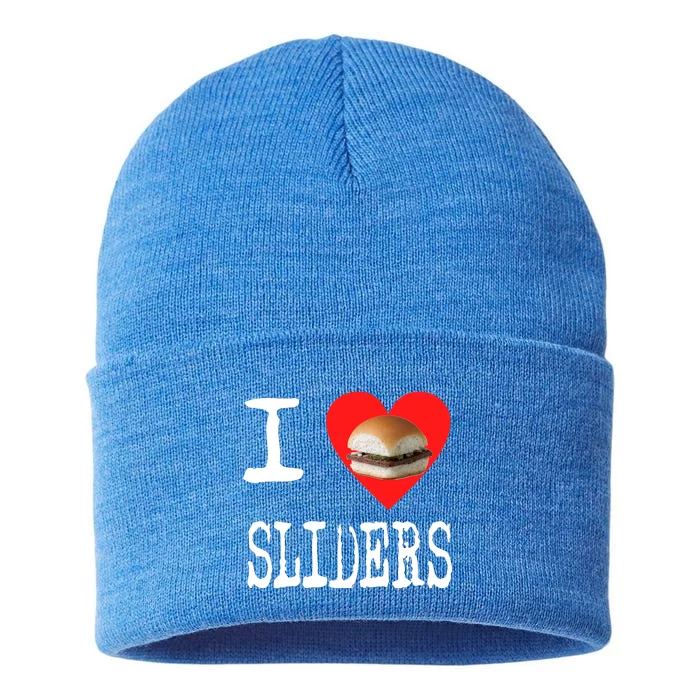 I Love Sliders Sustainable Knit Beanie