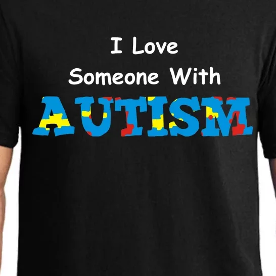 I Love Someone with Autism Pajama Set