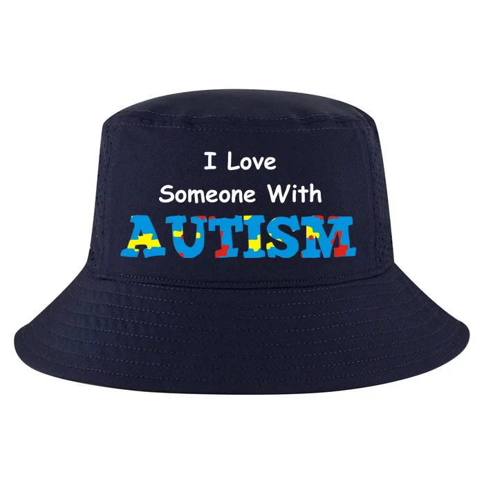 I Love Someone with Autism Cool Comfort Performance Bucket Hat