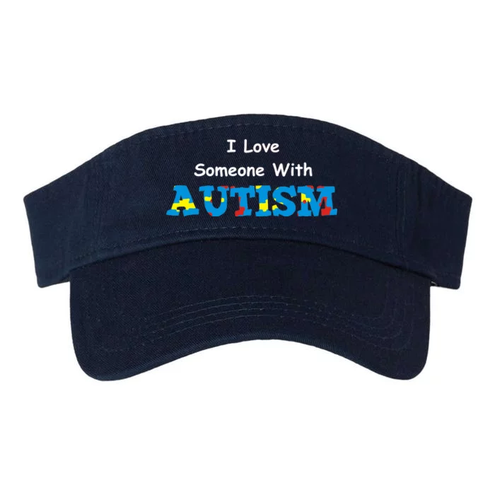 I Love Someone with Autism Valucap Bio-Washed Visor