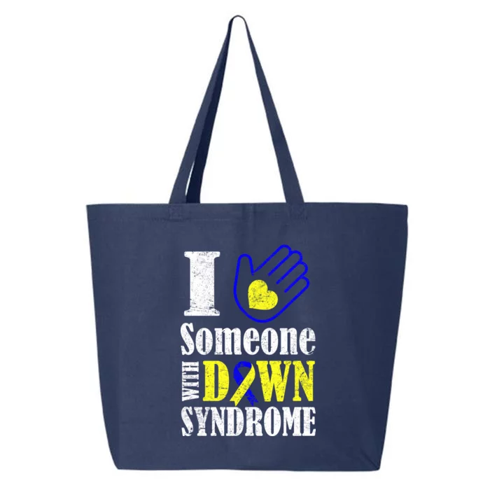 I Love Someone With Down Syndrome 25L Jumbo Tote