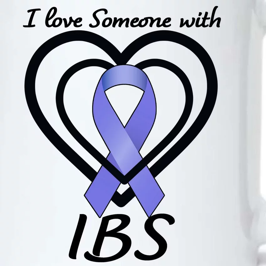 I Love Someone With IBS Irritable Bowel Syndrome Awareness Black Color Changing Mug