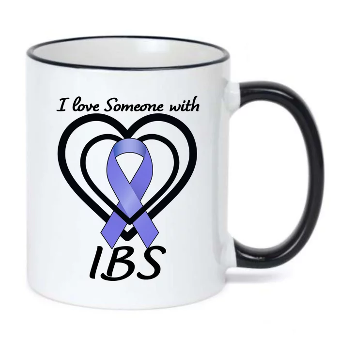 I Love Someone With IBS Irritable Bowel Syndrome Awareness Black Color Changing Mug