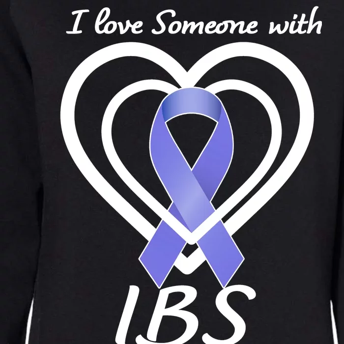 I Love Someone With IBS Irritable Bowel Syndrome Awareness Womens California Wash Sweatshirt