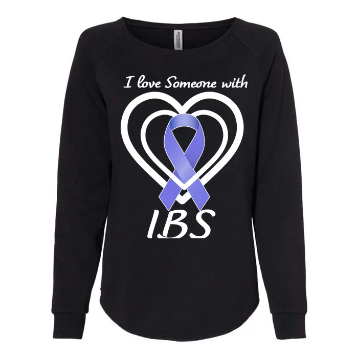 I Love Someone With IBS Irritable Bowel Syndrome Awareness Womens California Wash Sweatshirt