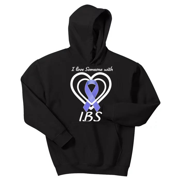 I Love Someone With IBS Irritable Bowel Syndrome Awareness Kids Hoodie