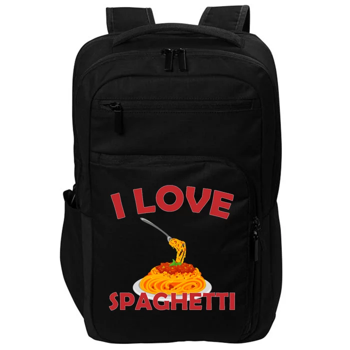 I Love Spaghetti Impact Tech Backpack