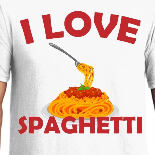 I Love Spaghetti Pajama Set