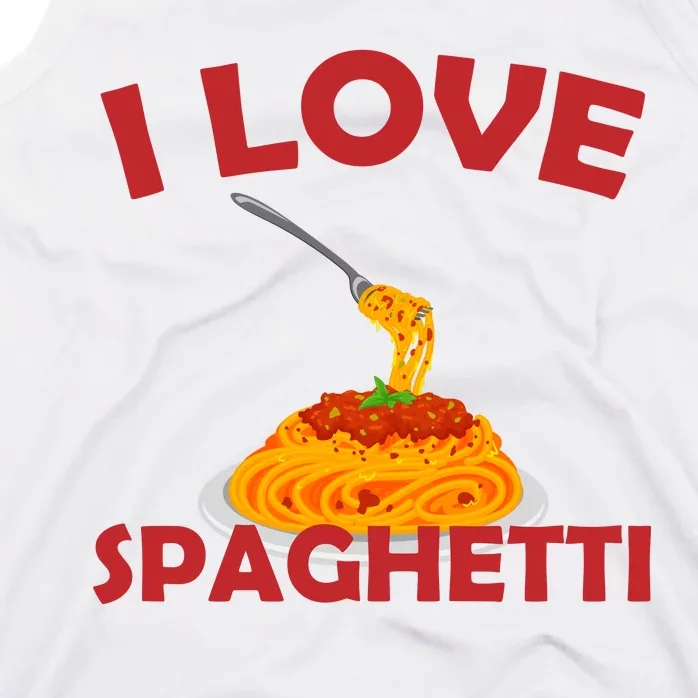 I Love Spaghetti Tank Top