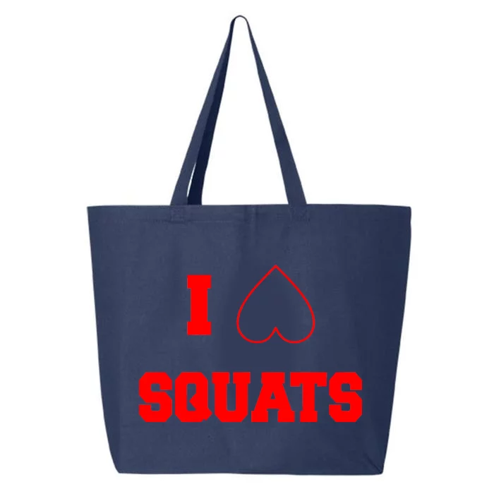 I Love Squats Heart Logo 25L Jumbo Tote