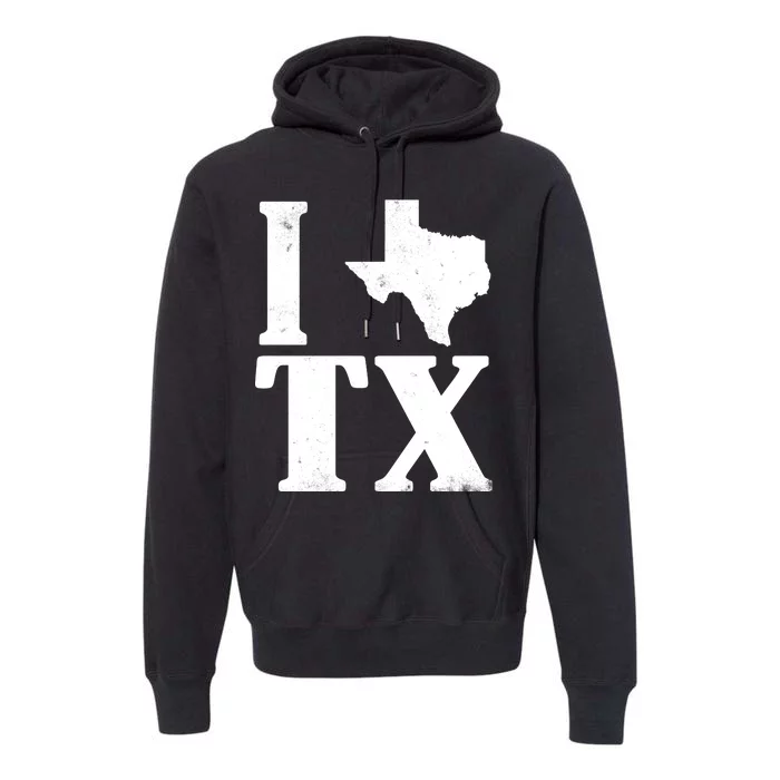 I Love Texas Premium Hoodie