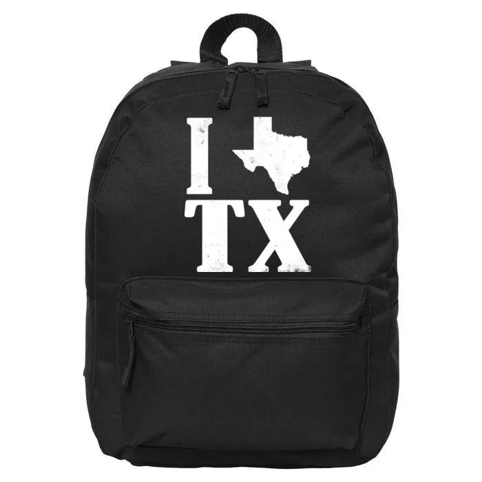 I Love Texas 16 in Basic Backpack