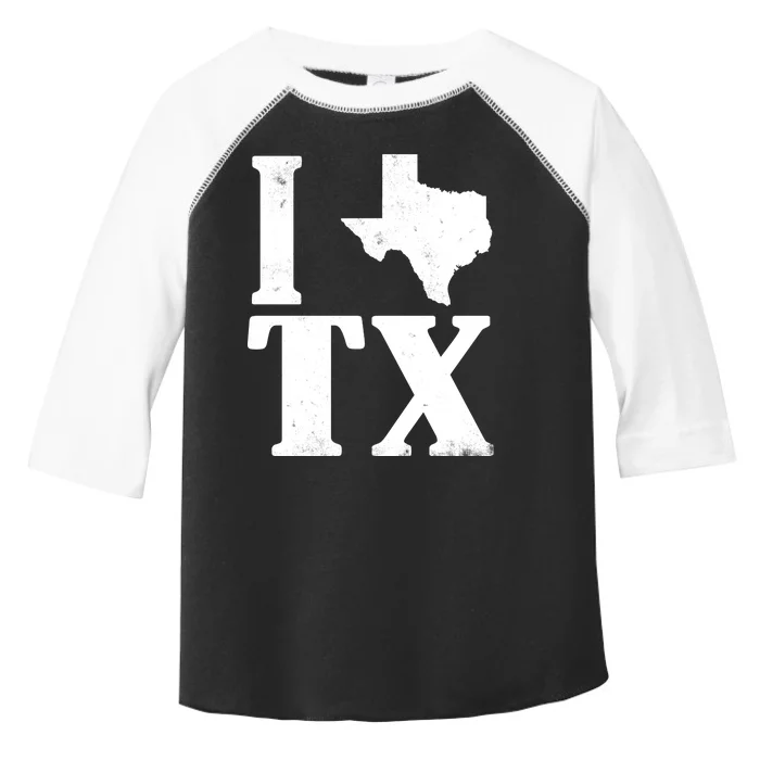 I Love Texas Toddler Fine Jersey T-Shirt