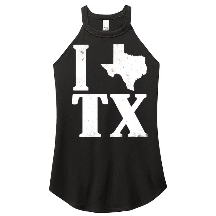 I Love Texas Women’s Perfect Tri Rocker Tank