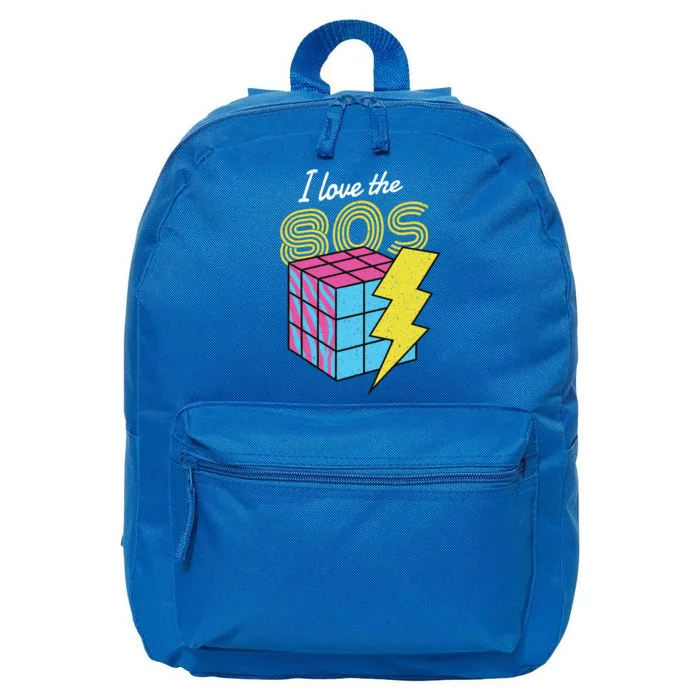 I Love The 80s Lightning Rubik 16 in Basic Backpack