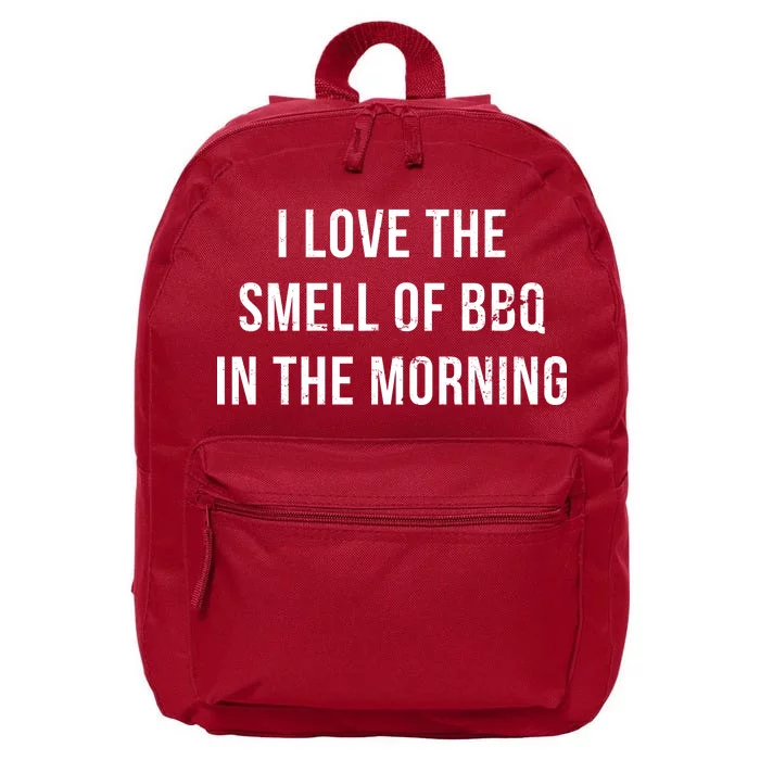 I Love The Smell Of BBQ In The Morning 16 in Basic Backpack