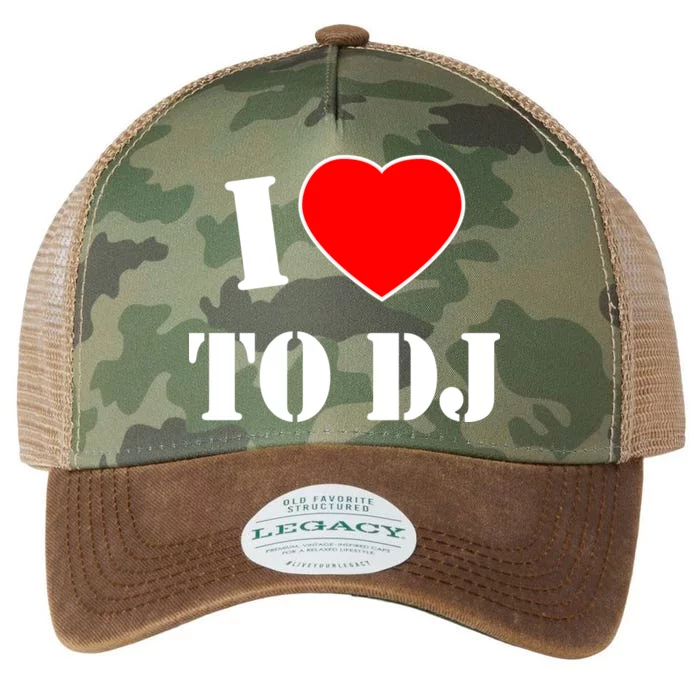 I Love To DJ Legacy Tie Dye Trucker Hat