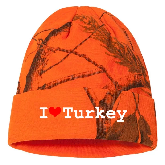 I Love Turkey Kati - 12in Camo Beanie